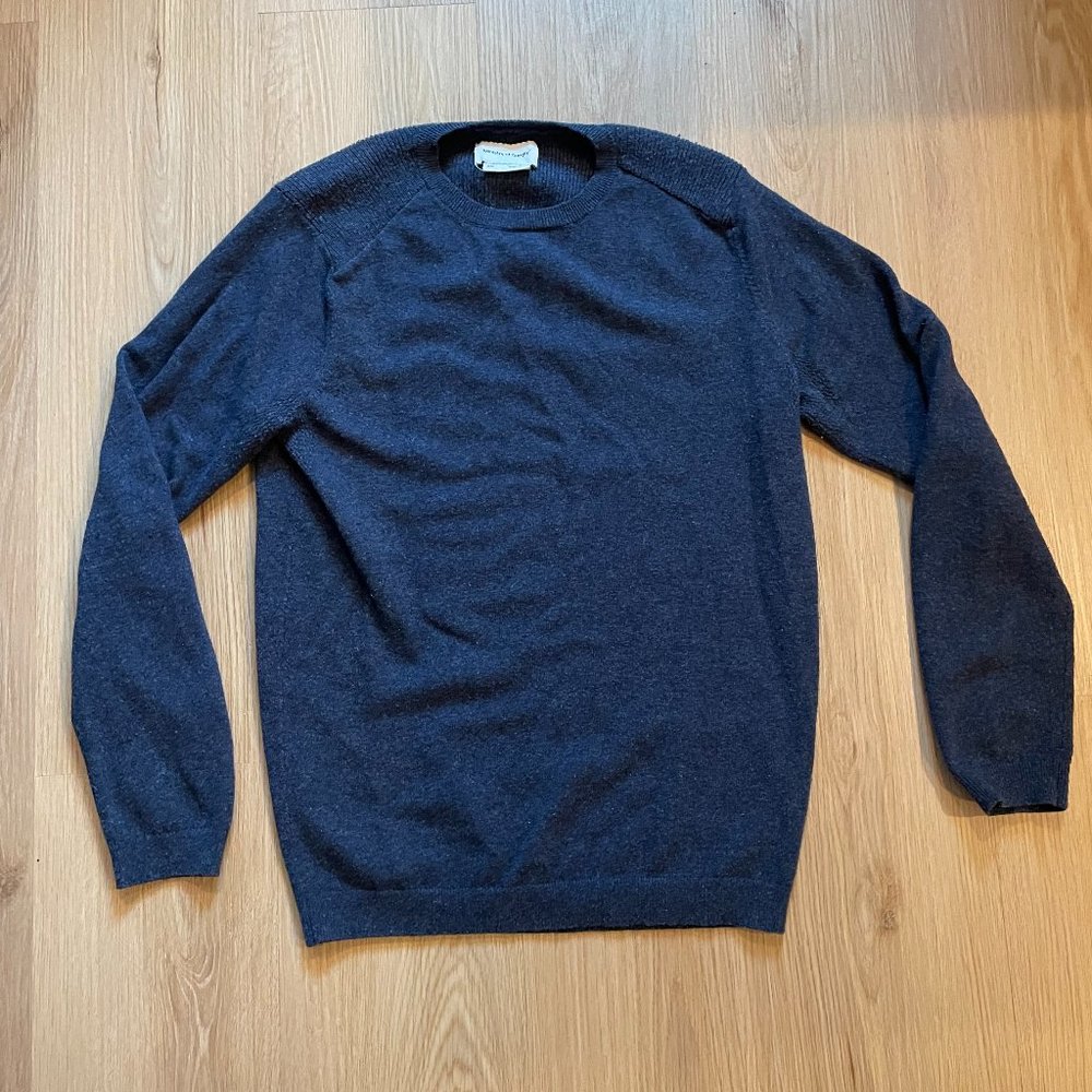 Ministry of Supply Atlas Merino Sweater Navy Men's XS Rrp $168